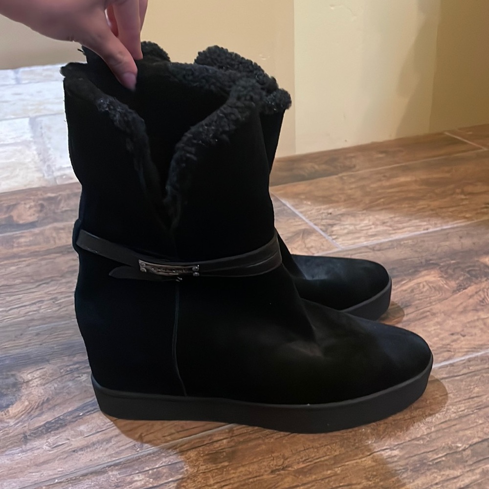 Coach Shearling/Fur Boots